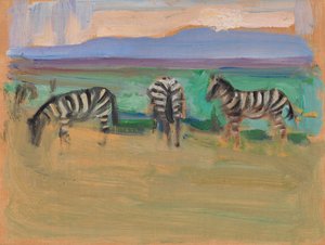 Zebraer af Akseli Gallen-Kallela
