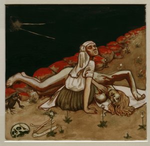 A.Gallen-Kallela, Lemminkäinens Mutter af Akseli Valdemar Gallen-Kallela
