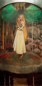 A.Gallen-Kallela, Marjatta u. Kristuskind af Akseli Valdemar Gallen-Kallela