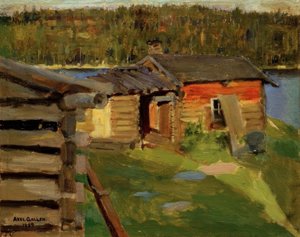 Ekola-Hof i aftenlys af Akseli Valdemar Gallen-Kallela