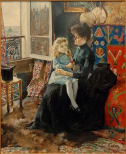 mor og barn af Akseli Valdemar Gallen-Kallela