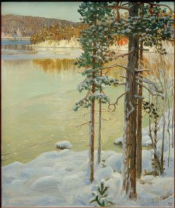 Zugefrorener See, Ruovesi af Akseli Valdemar Gallen-Kallela