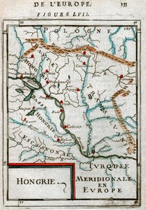 Kort over Ungarn 1683