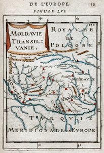 Kort over Rumænien 1683