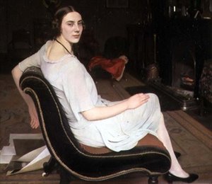 Marguerite, ca. 1927 (olie på lærred) af Alan Beeton