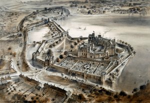 Kenilworth Castle, c1575, c1960