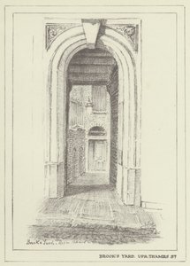 Brooks Yard, Upper Thames Street af Alan Stapleton