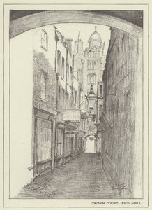 Crown Court, Pall Mall af Alan Stapleton