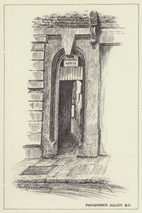 Faulkners Alley, EC af Alan Stapleton