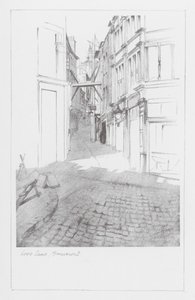 Gaderne i London: Love Lane, Monument (litografi)