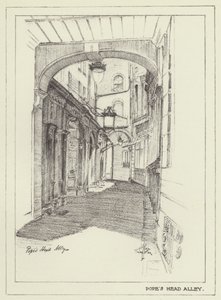 Popes Head Alley af Alan Stapleton
