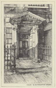 Porch, 19, Southampton Street af Alan Stapleton