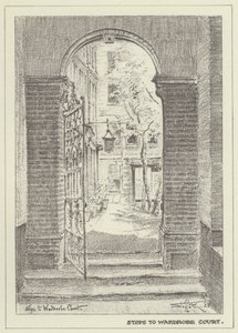 Trin til Garderobe Court af Alan Stapleton