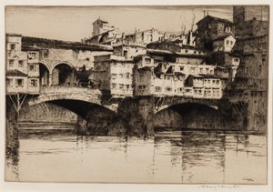 Ponte Vecchio, Firenze af Albany E. Howarth