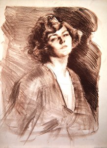 Enid i Rustington, 1920 af Albert de Belleroche