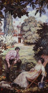 En samtale i haven; La Conversation au Jardin