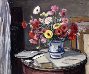 Buket af blomster; Bouquet de Fleurs