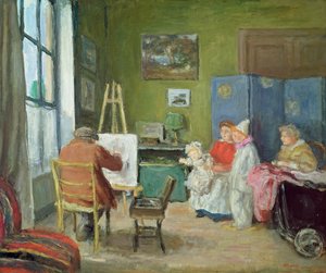 Renoir maler sin familie, Rue Caulaincourt