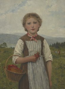 Jordbær Mariette af Albert Anker