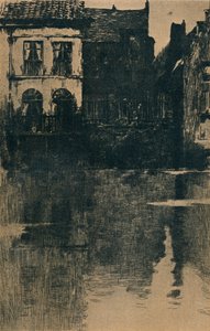 Gamle huse ved vandet, c 1886-1906, 1906-7