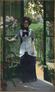 I drivhuset I drivhuset, ca 1881. af Albert Bartholomé