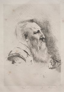 Auguste Rodin af Albert Besnard