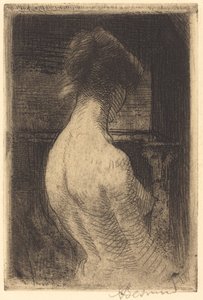 Bagsiden af en kvinde (Dos de Femme) af Albert Besnard