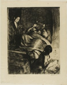 Levering, tallerken tre fra Woman af Albert Besnard