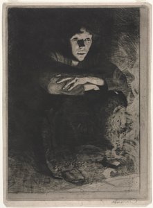 I asken, 1887. af Paul Albert Besnard