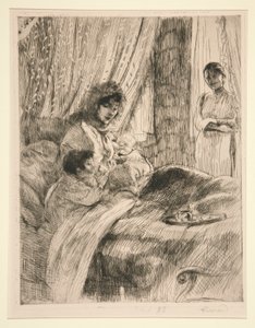 Frokost (eller, Happy Maternity) [Frokost (eller, Happy Maternity)] af Albert Besnard