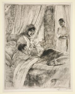 Frokost eller glad barsel af Albert Besnard