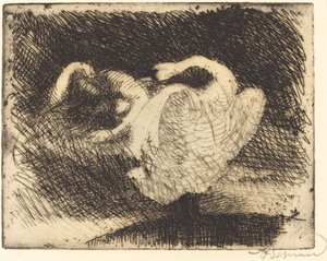 Leda sover af Albert Besnard