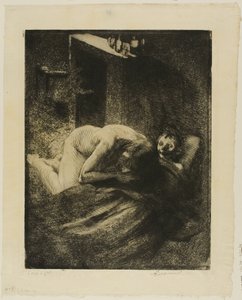 Misery, plade ni fra Woman af Albert Besnard