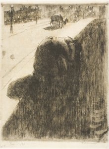 Selvmord, plade 11 fra Woman af Albert Besnard