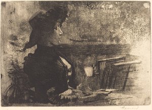 Kop te af Albert Besnard
