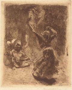 Danseren af Tanjore (La bayadère de Tanjore) af Albert Besnard
