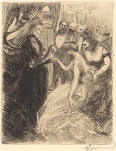 Præsentationen af Albert Besnard