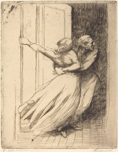 Voldtægten (Le Viol) af Albert Besnard