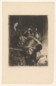 Kvinde i barsel af Albert Besnard