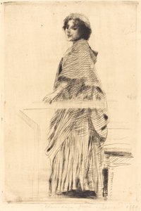 Kvinde i en Kap af Albert Besnard