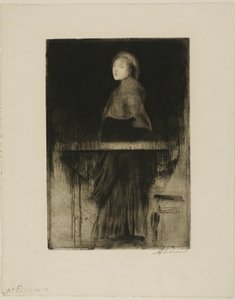 Kvinde i en Kap af Albert Besnard
