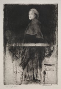 Kvinde med en kappe af Albert Besnard