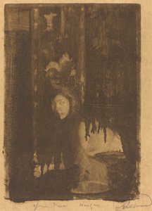 Kvinde med en vase (La femme au vase) af Albert Besnard