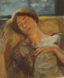 Kvindens hoved af Albert Besnard