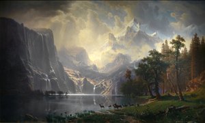 Blandt Sierra Nevada, Californien af Albert Bierstadt