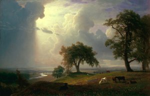 Forår i Californien  af Albert Bierstadt