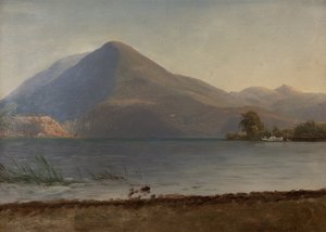 På Hudson-floden af Albert Bierstadt