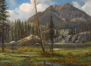 De sydlige Sierra Nevada-bjerge af Albert Bierstadt