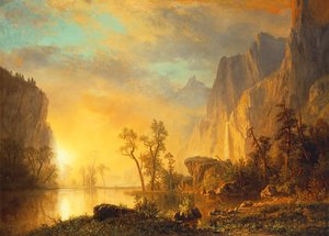 Solnedgang i Rockies