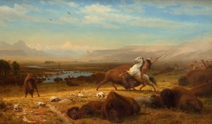 Bøffelens sidste af Albert Bierstadt